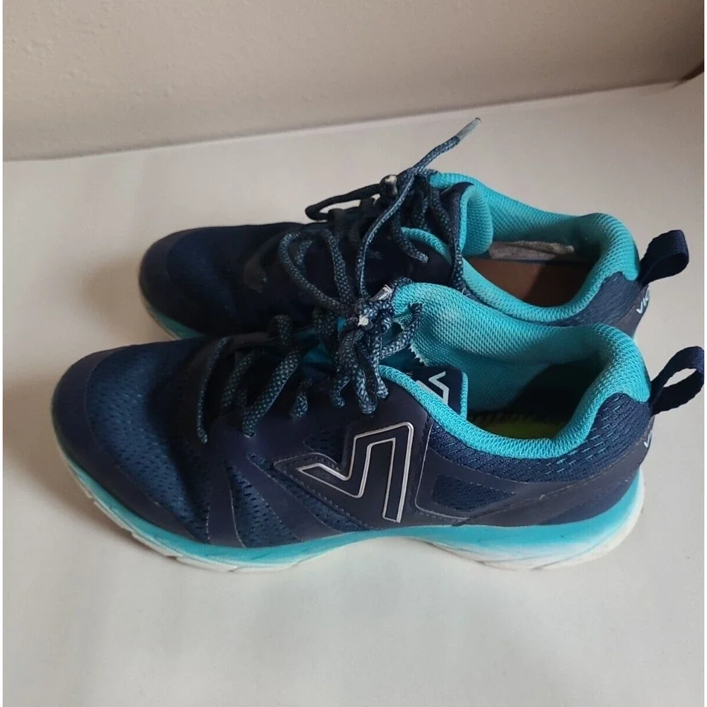 Vionic 335 Miles Navy Blue Active‎ Athleisure Lace Up Sneakers Womans Size 8